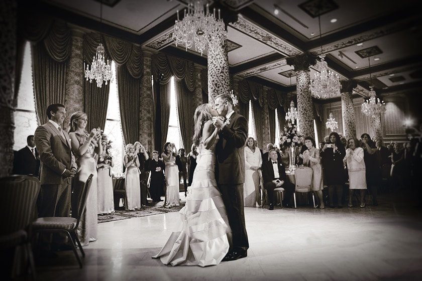 Wedding photograph at The Drake Hotel, Chicago, IL. May 15, 2010